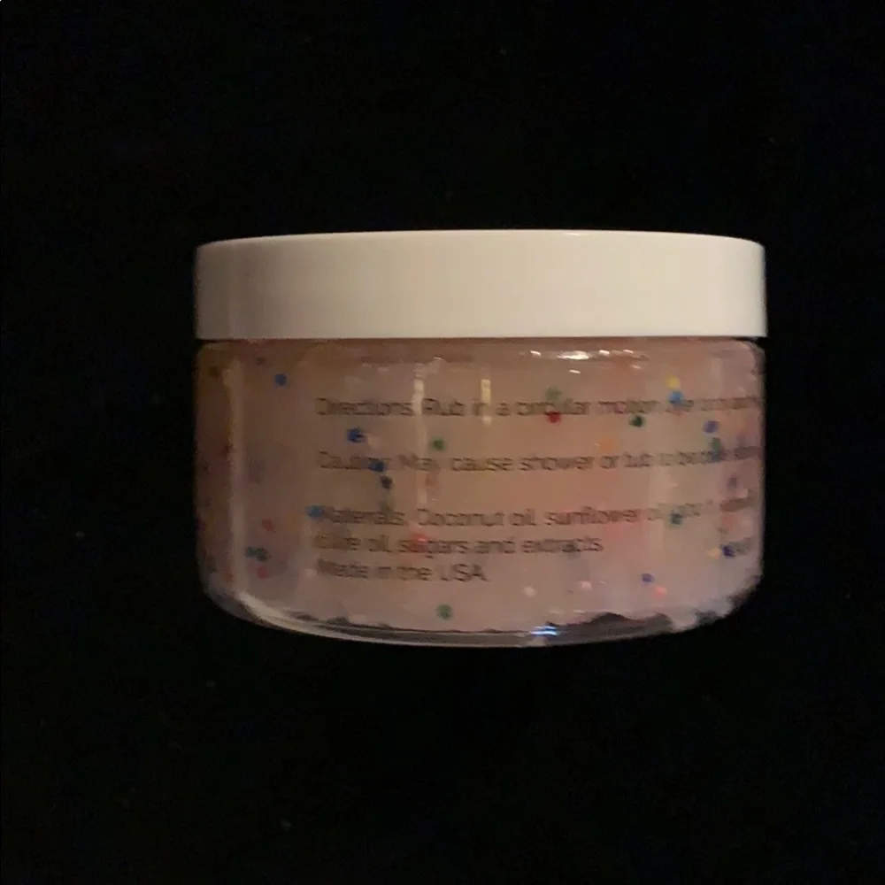 Sugar Scrub “Birthday Cake” multi color fun!!